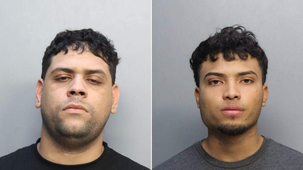 Julio Cesar Hernandez-Montero and Yurwin Smith Salazar Maita are accused of killing 43-year-old José Luis Sánchez Valera on Tuesday, Nov. 8, 2024. Julio Cesar Hernandez-Montero and Yurwin Smith Salazar Maita are accused of killing 43-year-old José Luis Sánchez Valera on Tuesday, Nov. 8, 2024.
